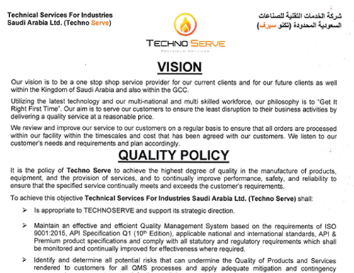 Quality Policy